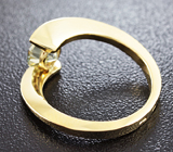 Золотое кольцо с муассанитом 1,34 карат Золото
