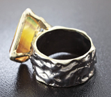 Серебряное кольцо с полихромным флюоритом Серебро 925