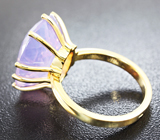 Золотое кольцо с лавандовым аметистом 13,54 карат Золото