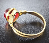 Золотое кольцо с рубином 3,15 карат Золото