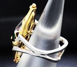 Кольцо-кулон с кристаллическим черным опалом 6 карат