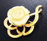 Кулон с резным мексиканским опалом