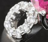 Изящное серебряное кольцо с родолитом Серебро 925