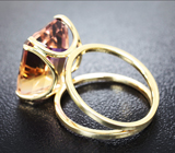 Золотое кольцо с аметрином 12,35 карат Золото