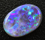 Australian solid black opal (Австралийский черный опал) 1,95 карат