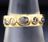 Золотое кольцо с александритами 0,67 карат Золото