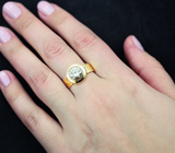 Золотое кольцо с муассанитом 1,52 карат Золото