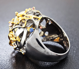 Серебряное кольцо с топовым кристаллическим опалом Серебро 925