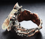 Серебряное кольцо с полихромным флюоритом Серебро 925