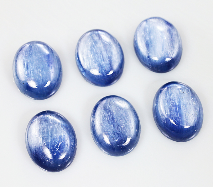 Набор из 6 кианитов 19,84 карат