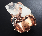 Серебряное кольцо с кристаллом кварца Серебро 925