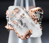 Серебряное кольцо с кристаллом кварца Серебро 925