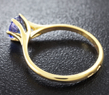Золотое кольцо с танзанитом 1,01 карат Золото