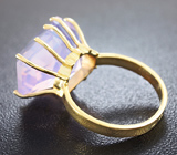 Золотое кольцо с лавандовым аметистом авторской огранки 18,1 карат Золото
