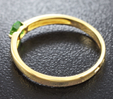Золотое кольцо с уральским демантоидом 0,322 карат Золото