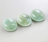 Набор из 3 бериллов 13,19 карат 