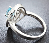 Серебряный комплект с голубыми топазами Серебро 925