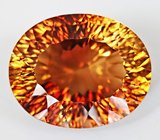 Империал топаз лазерной огранки 16,65 карат 