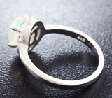 Элегантное серебряное кольцо с кристаллическим эфиопским опалом Серебро 925