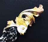 Коллекция «Золотая Рыбка». Чайная ложка «Золотая рыбка» Серебро 925