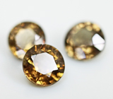 Набор из 3 гранатов со сменой цвета 2,45 карат 