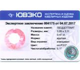Pezzottaite (Пеццоттаит) 0,47 карат Не указан