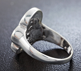 Оригинальное серебряное кольцо с перидотом и абалоном Серебро 925