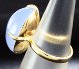 Золотое кольцо с крупным халцедоном 23,73 карат Золото
