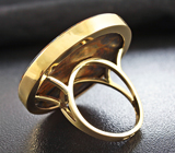 Стильное золотое кольцо с топовым петерситом 43,73 карат Золото