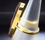 Золотое кольцо с крупным австралийским болдер опалом 11,4 карат Золото