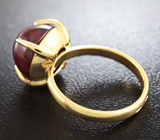 Золотое кольцо с корундом 10 карат Золото