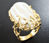 Золотое кольцо с жемчужиной барокко топового качества 26,91 карат! Исключительный люстр! Золото