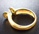 Золотое кольцо с бесцветным муассанитом 1,13 карат Золото