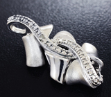 Чудесный серебряный кулон с бриллиантовым акцентом Серебро 925