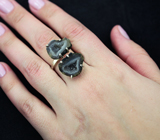 Серебряное кольцо с друзами агата Серебро 925
