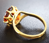 Золотое кольцо с империал топазом 6,65 карат Золото