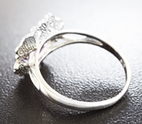 Чудесное серебряное кольцо с аметистом и цветной эмалью Серебро 925