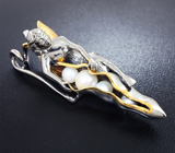 Серебряный кулон «Фея» с жемчугом Серебро 925
