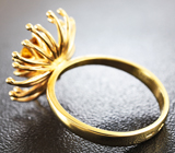 Золотое кольцо с золотистым сфеном 1,17 карат Золото