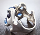 Серебряное кольцо с кианитами Серебро 925