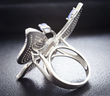 Серебряное кольцо «Бабочка» с танзанитами Серебро 925