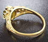 Золотое кольцо со сфеном топовых характеристик 1,18 карат Золото