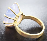 Золотое кольцо с лавандовым аметистом 13,8 карат Золото