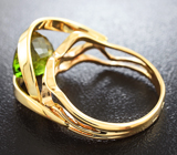 Золотое кольцо с полихромным турмалином 3,66 карат Золото