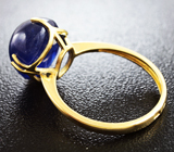 Золотое кольцо с синим сапфиром 11,17 карат Золото
