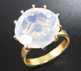 Золотое кольцо с лавандовым аметистом 12,82 карат Золото
