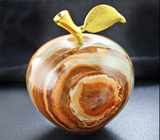 Миниатюра «Яблоко» из цельного агата 