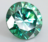 Зеленый муассанит 1,27 карат 