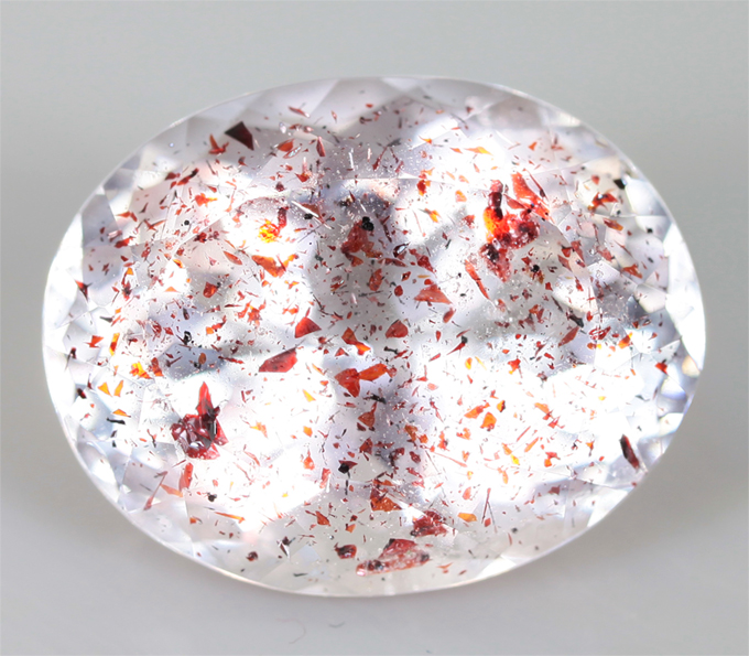 Quartz with hematite (Кварц с гематитом) 3,9 карат