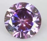 Сиренево-розовый муассанит 1,02 карат 